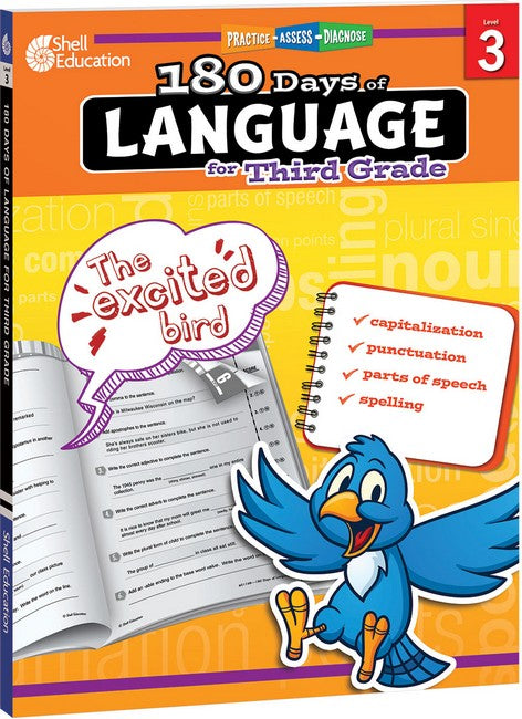 180 Days: Language for Third Grade