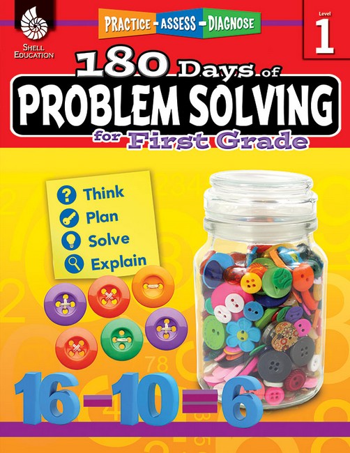 180 Days: Problem Solving for First Grade