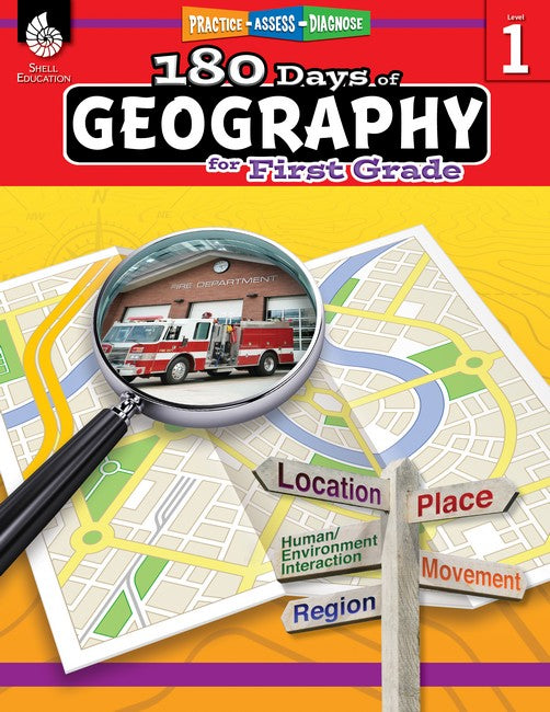 180 Days: Geography for First Grade