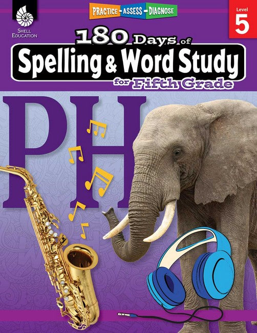 180 Days: Spelling and Word Study for Fifth Grade