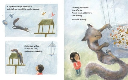 Gracie Feeds the Birds