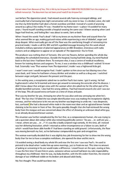 Because of You, This is Me