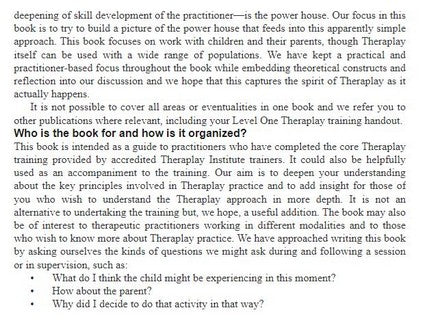 Theraplay (R) - The Practitioner's Guide
