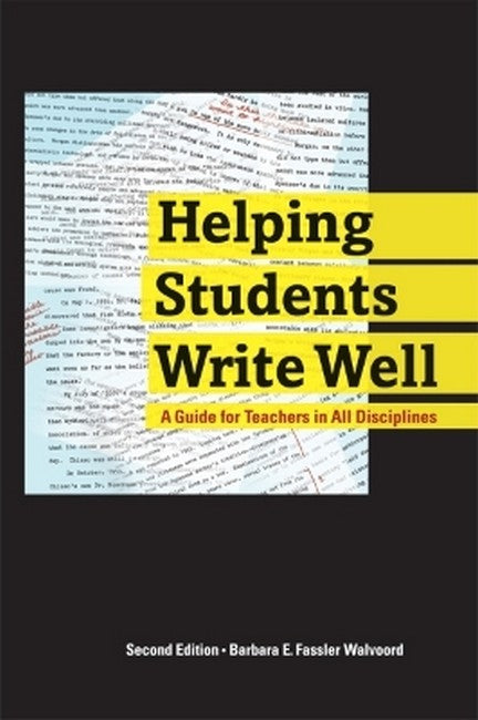 Helping Students Write Well