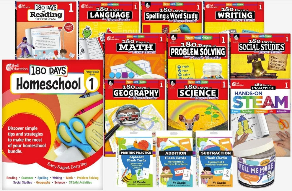 180 Days (TM): Homeschool Grade 1 Set